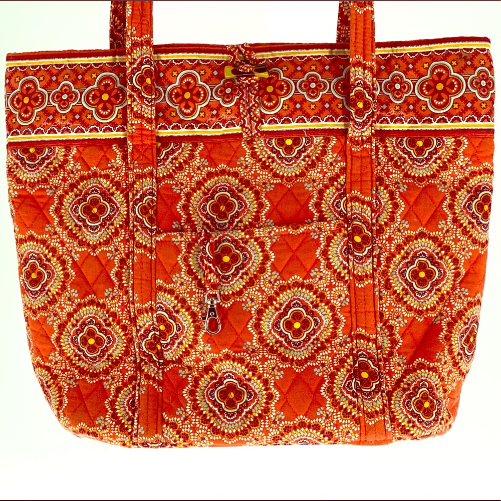 Vera Bradley Medium Tote Paprika Retired Orange